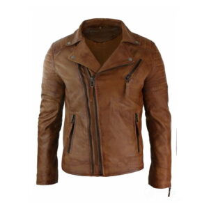 Brown Leather Jacket For Men