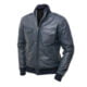 Black Stylish Bomber Leather Jacket For Men