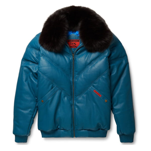Affordable V bomber leather jackets