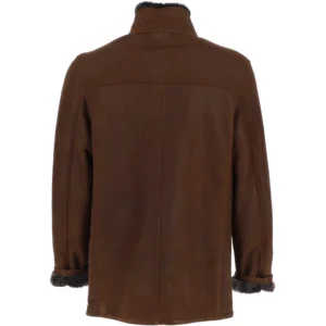 Affordable men's shearling coats