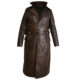 Brown Duster Leather Coat