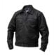 Clothever Black Genuine Leather Flight Leather Jacket