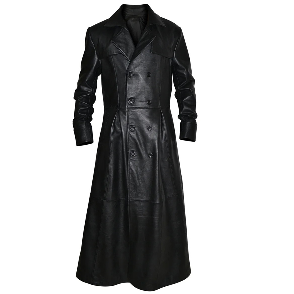 Clothever Leather Duster Coat