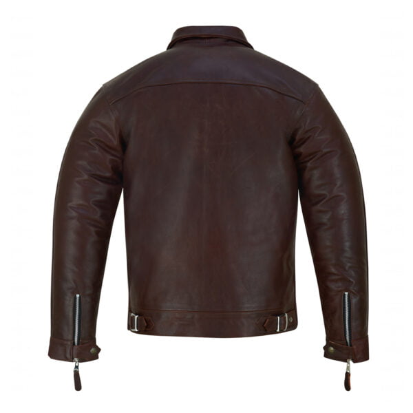 Dark Brown Leather Flight jacket