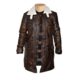 New Design Leather Trench Coat