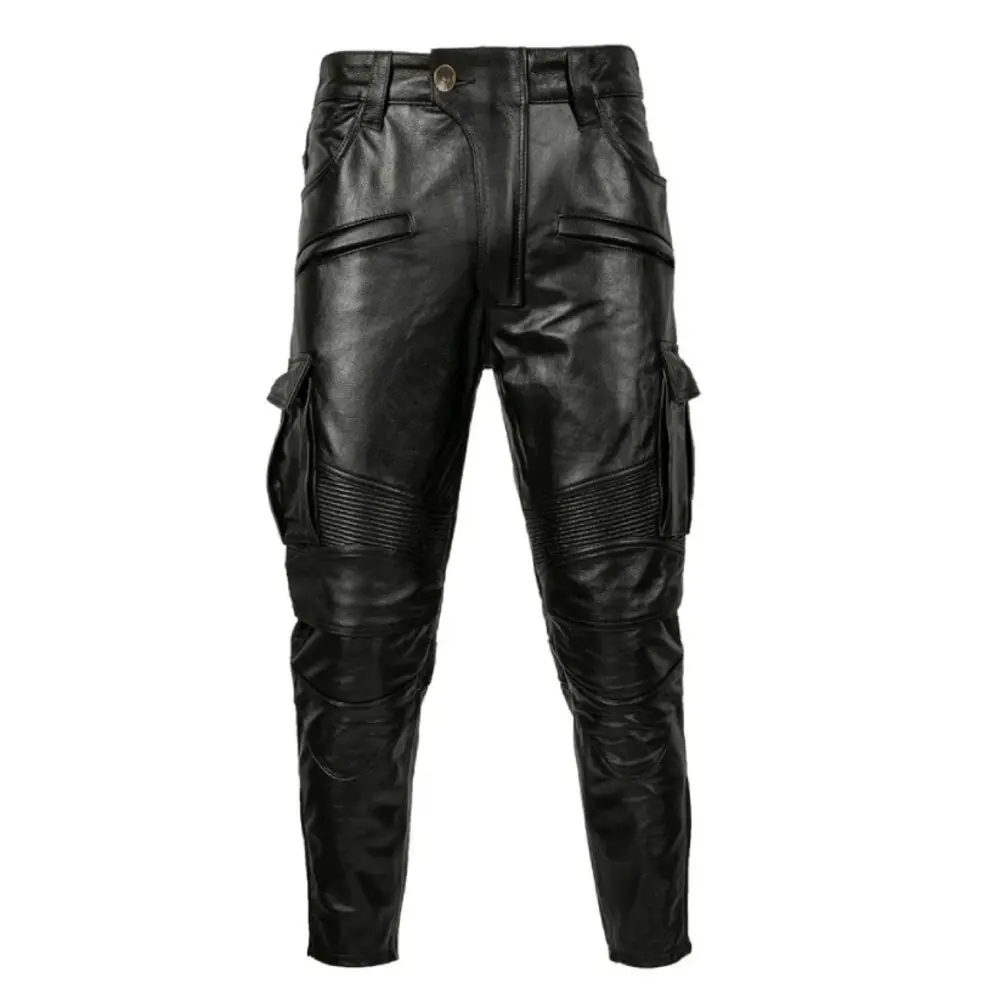 Premium quality men leather pants
