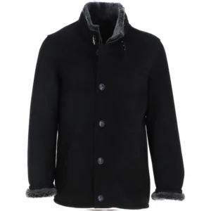 Premium quality men's shearling coat