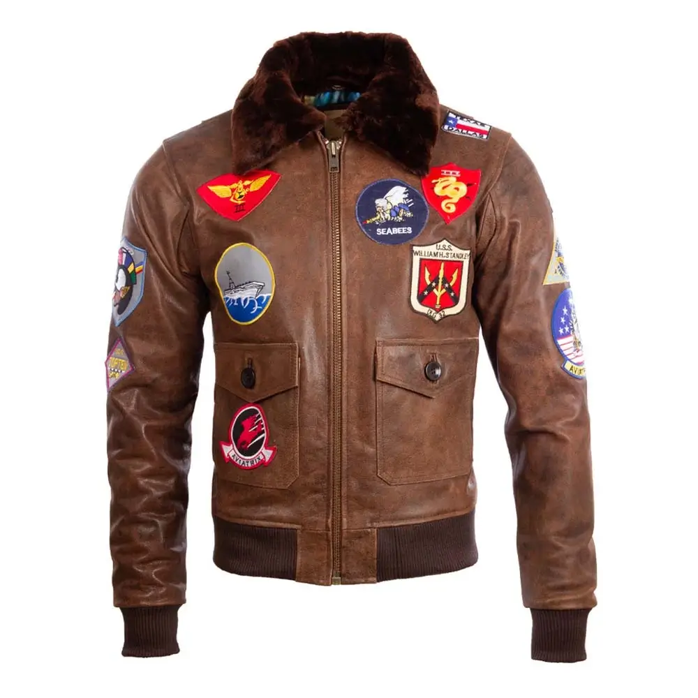 A2 flight jacket leather
