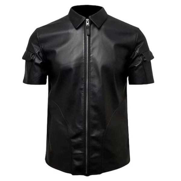 Trendy Leather shirt for men