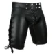 leather Chap Shorts for men