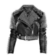 leather jacket with studs