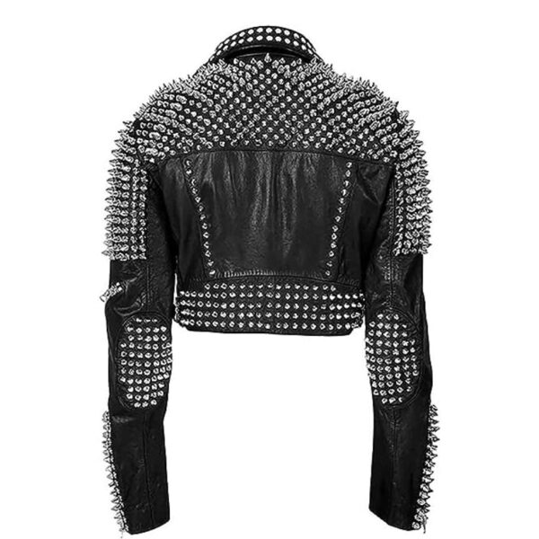 leather jacket with studs