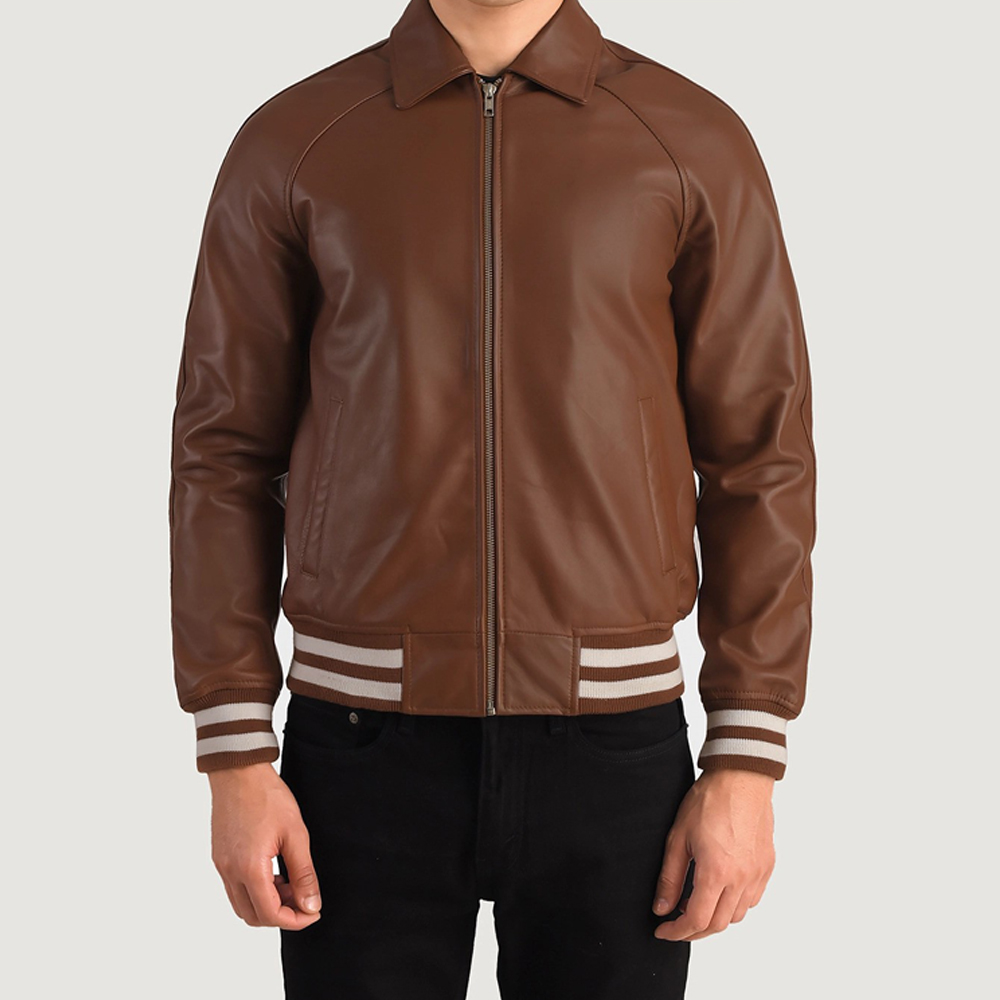 mens leather varsity jackets