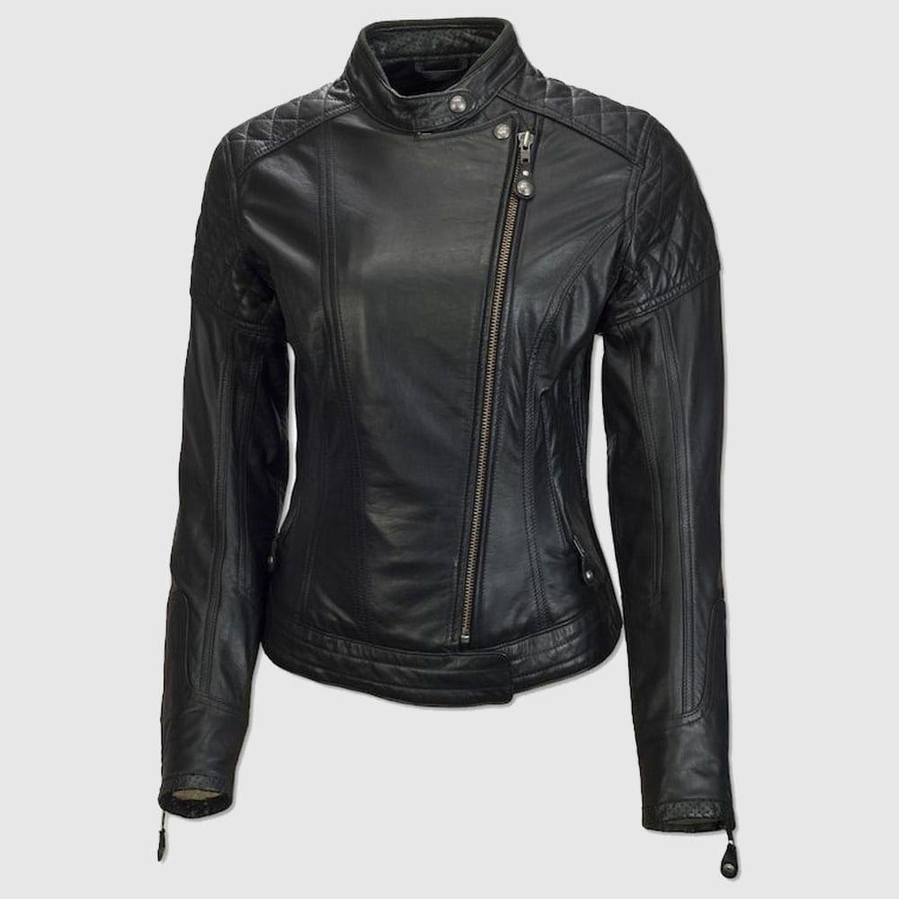 Black women leather jackets