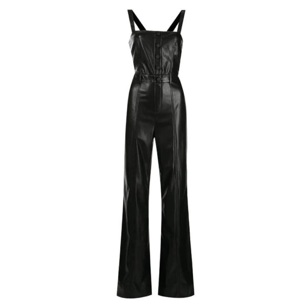 Modern leather jumpsuit