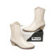 White Ugg Leather Boots