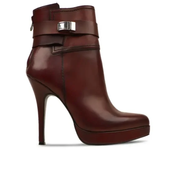 leather heeled boots