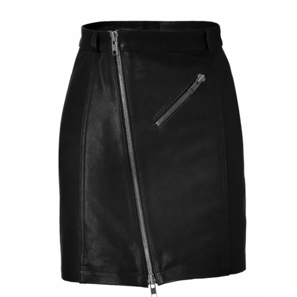 midi leather skirt