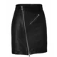 midi leather skirt