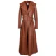 modern leather trench coat