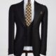 Afforable black 3 piece suit