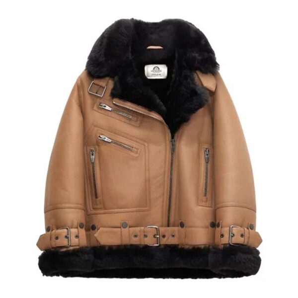 Brown Shearling Jacket