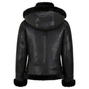 aviator jacket women with hood