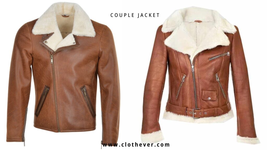 brown shearling jacket