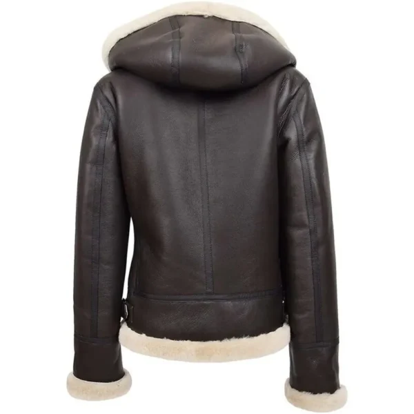 leather aviator jacket with hood1