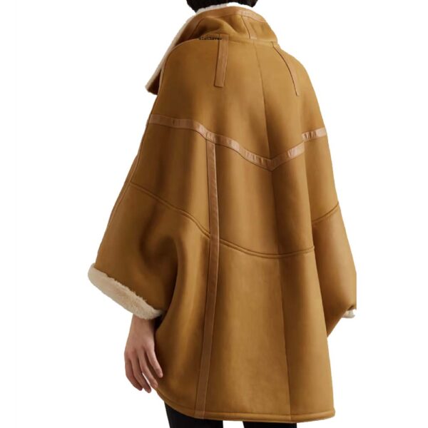 leather coat shearling