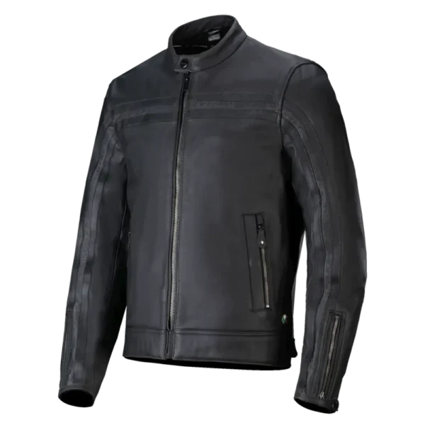 Mens Leather Moto Jacket