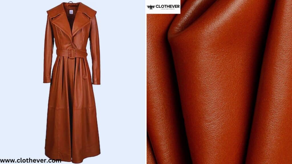 Brown trench coat