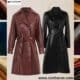 Custom Leather Trench Coat Womens