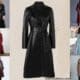 CustomMade black leather trench coats