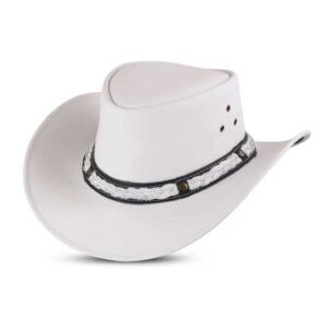 leather hat