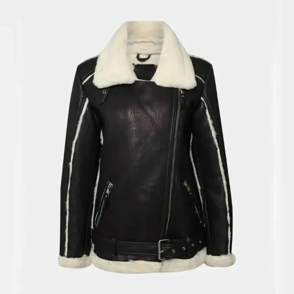 Geacă shearling damă